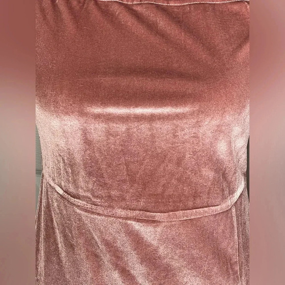 Urban Outfitters Off The Shoulder Velvet Flare bell Sleeve Dress New Medium - Picture 7 of 12